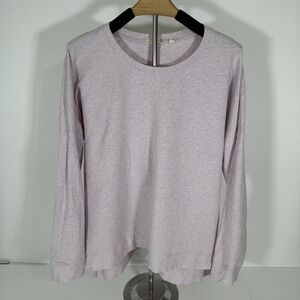 Tasc‎ Women XL Sweatshirt Lightweight Organic Cotton Bamboo Pullover Purple